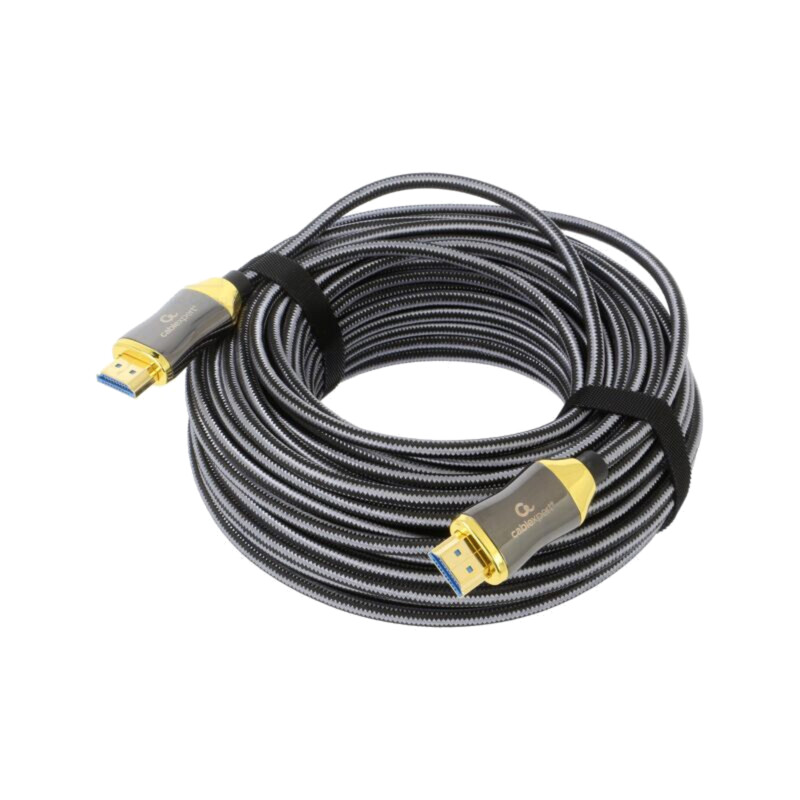 Cablu; HDMI 2.1; HDMI mufă,din ambele părţi; PA; 20m; negru