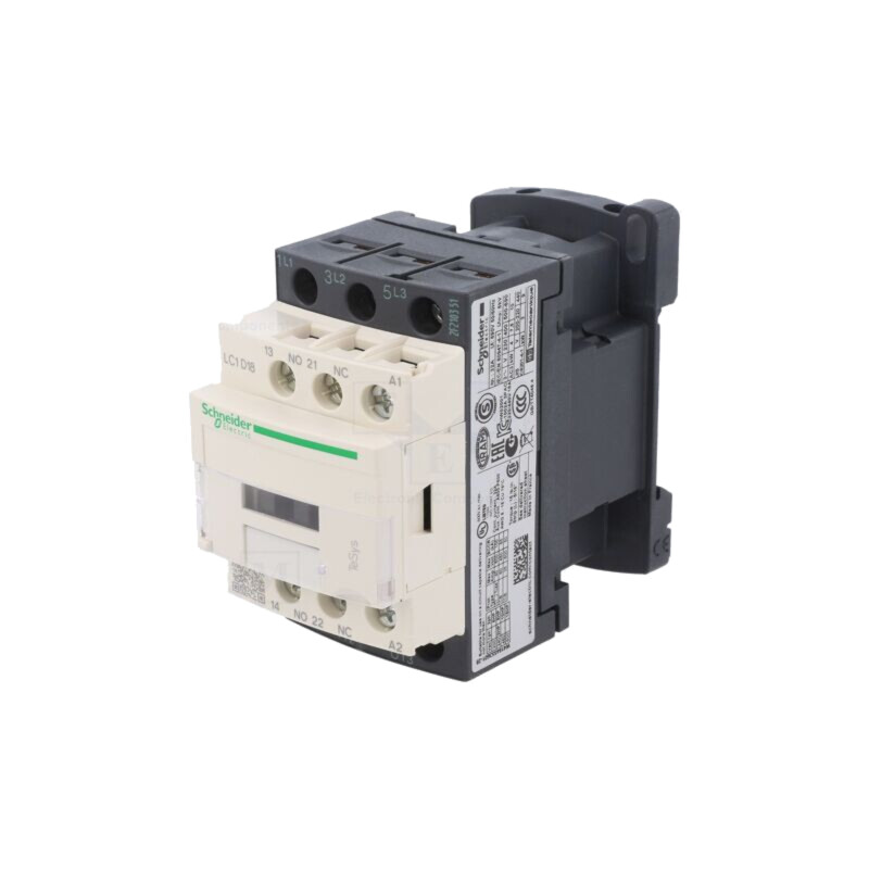 Contactor: 3-polar; NO x3; Contacte auxiliare: NO + NC; 220VAC