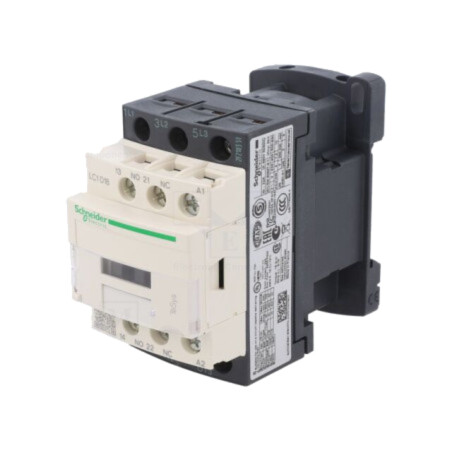 Contactor: 3-polar; NO x3; Contacte auxiliare: NO + NC; 220VAC