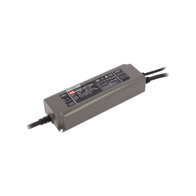 Alimentator: pulsatoriu; pentru benzi LED; 120W; 12VDC; 10A; IP67 Alimentator: pulsatoriu; pentru benzi LED; 120W; 12VDC; 10A; IP67