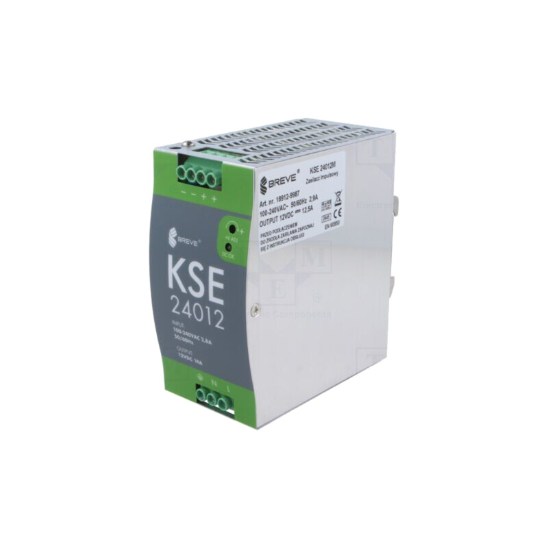 Alimentator: pulsatoriu; pentru şină DIN; 168W; 12VDC; 14A; IP20 Alimentator: pulsatoriu; pentru şină DIN; 168W; 12VDC; 14A; IP20