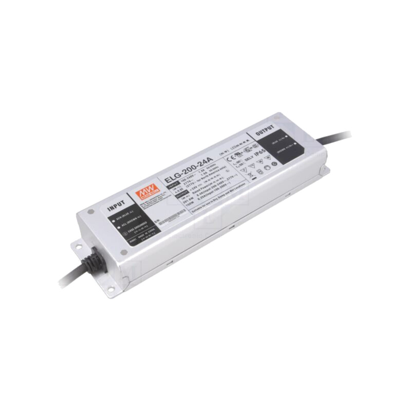 Alimentator: pulsatoriu; LED; 200W; 24VDC; 4,2÷8,4A; 100÷305VAC Alimentator: pulsatoriu; LED; 200W; 24VDC; 4,2÷8,4A; 100÷305VAC