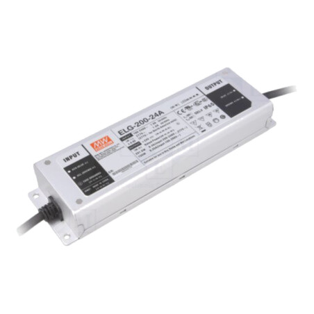 Alimentator: pulsatoriu; LED; 200W; 24VDC; 4,2÷8,4A; 100÷305VAC