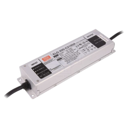 Alimentator: pulsatoriu; LED; 200W; 48÷96VDC; 1050÷2100mA; IP65