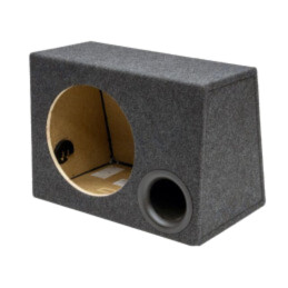 Carcasă difuzor; MDF; melanj negru; ţesătură; 300mm; Øorif: 282mm