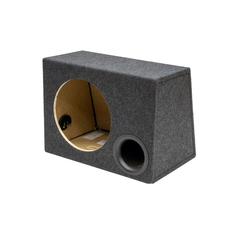 Carcasă difuzor; MDF; melanj negru; ţesătură; 300mm; Øorif: 282mm
