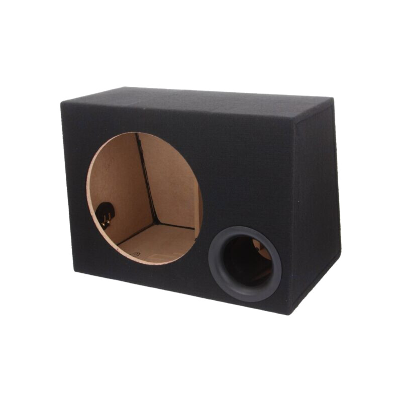 Carcasă difuzor; MDF; neagră; ţesătură; 300mm; Øorif: 282mm; 40l