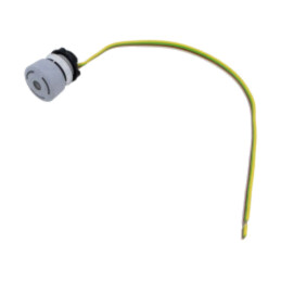 Comutator: de siguranţă; 22mm; Poz.i stab: 2; NC; gri; LED; IP65