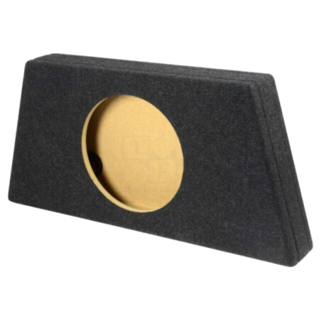 Carcasă difuzor; MDF; melanj negru; ţesătură; 300mm; Øorif: 282mm