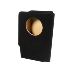 Carcasă difuzor; MDF; neagră; ţesătură; 200mm; Frezare: 182mm; 10l