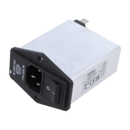 Conector: alimentare AC; soclu; tată; 10A; 250VAC; C14 (E); 600uH