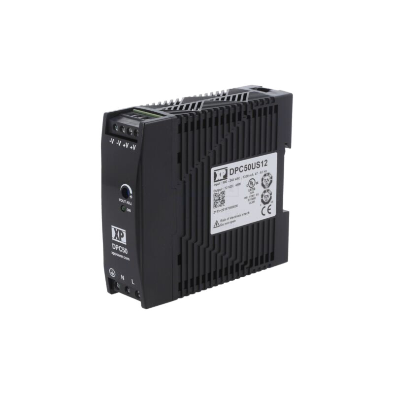 Alimentator: pulsatoriu; pentru şină DIN; 50W; 12VDC; 4A; -25÷70°C