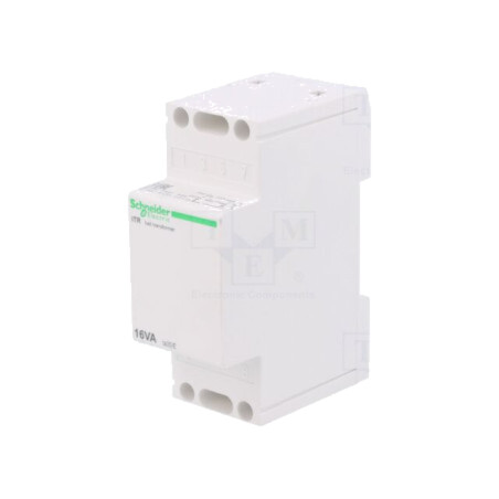 Transformator: alimentare; 16VA; 230VAC; 8V; 12V; pentru şină DIN