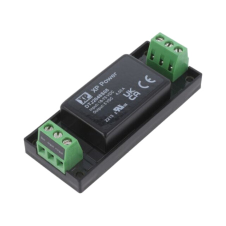 Convertor: DC/DC; 20W; Uintr: 9÷36VDC; Uieş: 5VDC; Iieş: 4A; pe panou