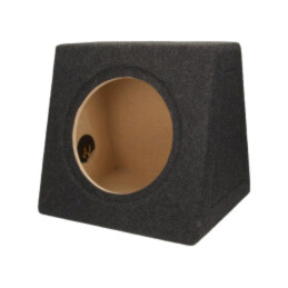 Carcasă difuzor; MDF; melanj negru; ţesătură; 250mm; Øorif: 232mm