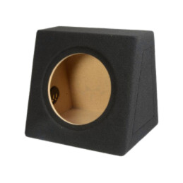 Carcasă difuzor; MDF; neagră; ţesătură; 250mm; Frezare: 272mm; 20l