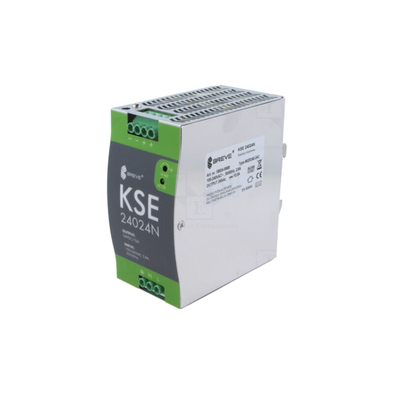 Alimentator: pulsatoriu; pentru şină DIN; 240W; 24VDC; 10A; IP20