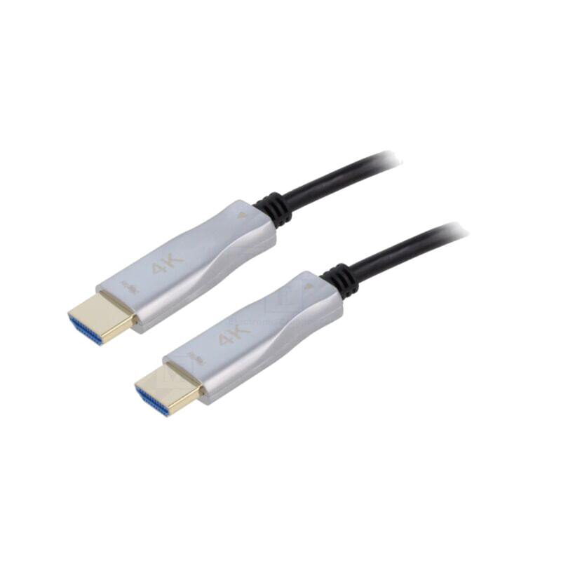 Cablu; HDCP 2.2,HDMI 2.0,optic; HDMI mufă,din ambele părţi; 30m Cablu; HDCP 2.2,HDMI 2.0,optic; HDMI mufă,din ambele părţi; 30m