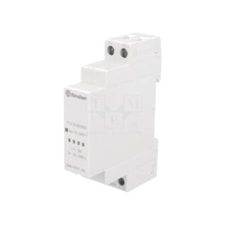 Releu: semiconductor; Ucom: 90÷265VAC; 5A; 48÷265VAC; 77.01; IP20