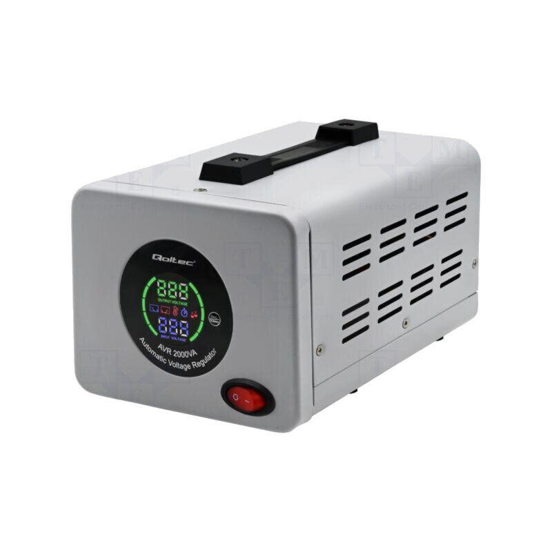 Echipament: stabilizator de tensiune automat; 2000VA; Schuko x2