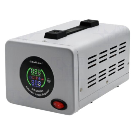 Echipament: stabilizator de tensiune automat; 2000VA; Schuko x2