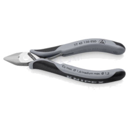 Cleşti; laterali,pt.tăiere; ESD; 130mm; fără faţetă