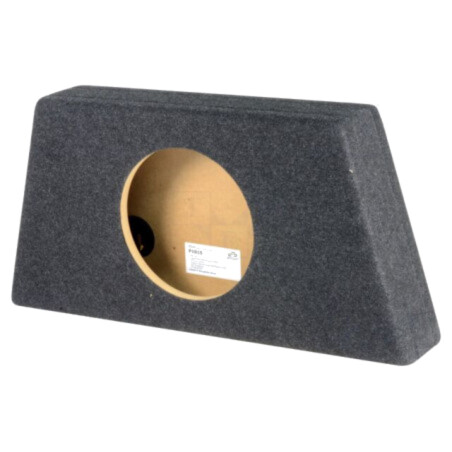 Carcasă difuzor; MDF; melanj negru; ţesătură; 250mm; Øorif: 232mm