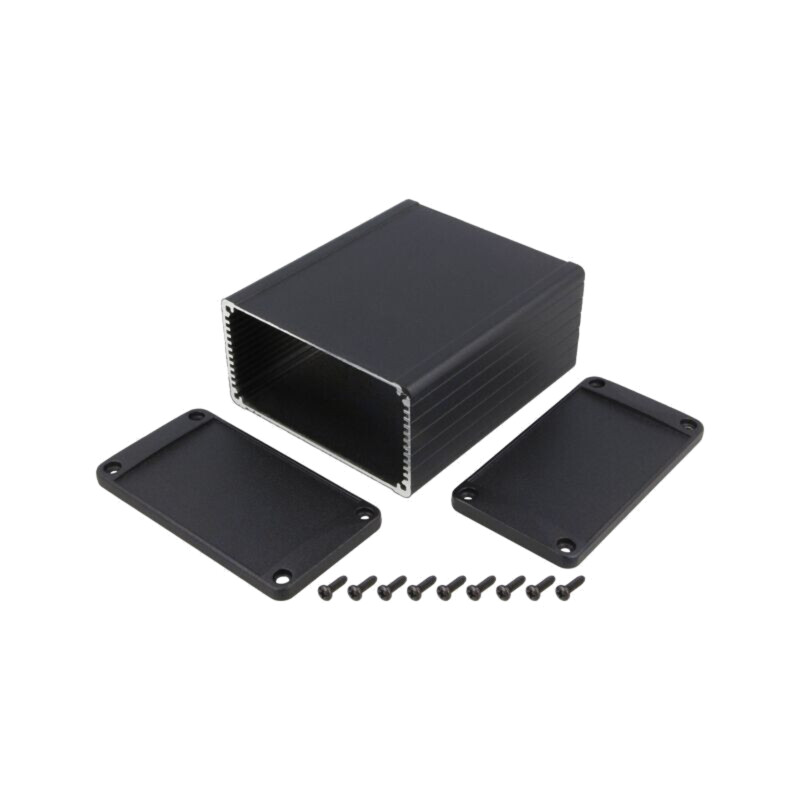 Carcasă: ecranare; X: 104mm; Y: 120mm; Z: 55mm; aluminiu; neagră; IP54
