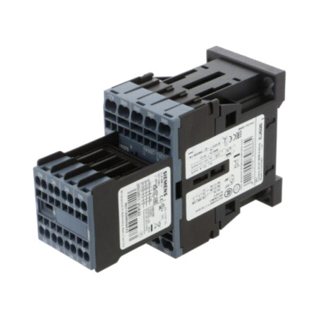 Contactor: 8-polar; NC x2 + NO x6; 24VDC; 6A; pentru şină DIN