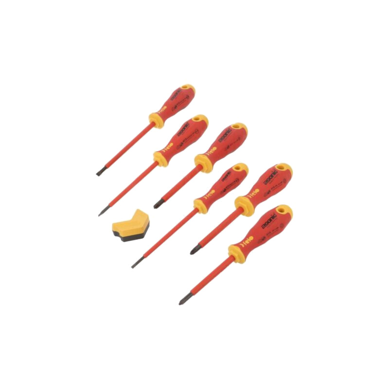 Kit: şurubelniţe; izolată; Phillips,Pozidriv®,plată; ERGONIC®