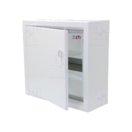 Carcasă: pentru aparatură modulară; IP30; gri deschis; Nr.mod: 12