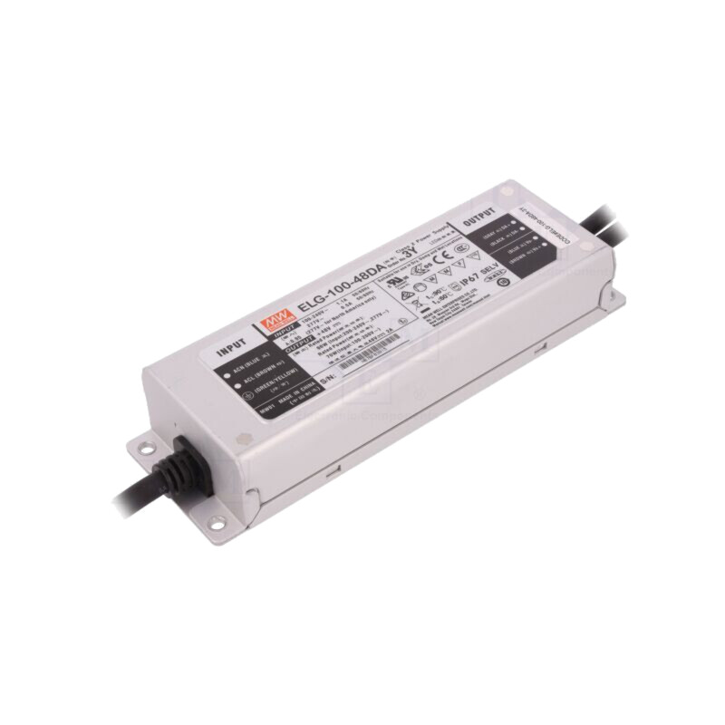 Alimentator: pulsatoriu; LED; 96W; 48VDC; 2A; 100÷305VAC; IP67; 90%