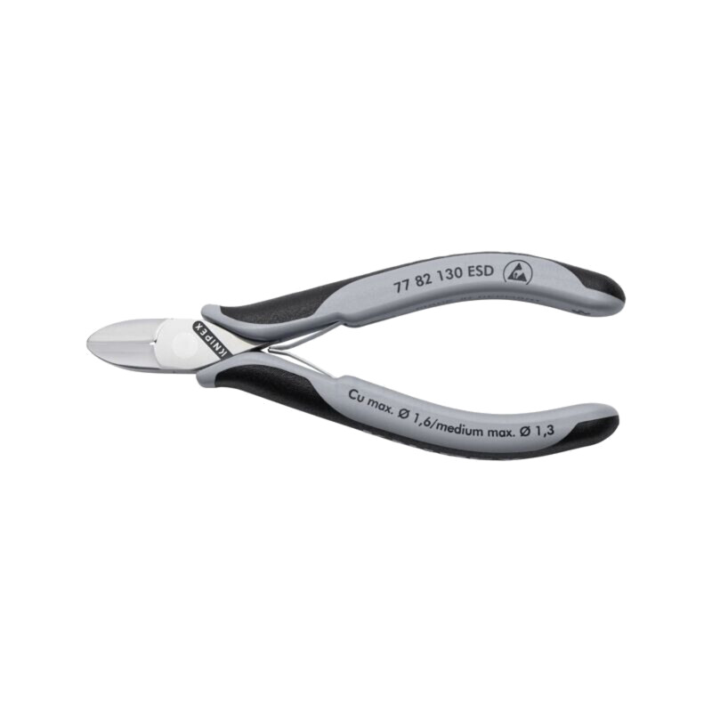 Cleşti; laterali,pt.tăiere; ESD; 130mm; fără faţetă