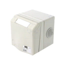 Conector: alimentare AC trifazate; soclu; mamă; 32A; 400VAC; IP44