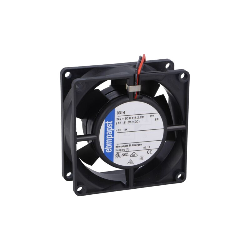 Ventilator: DC; axial; 24VDC; 80x80x32mm; 54m3/h; 36dBA; bilă