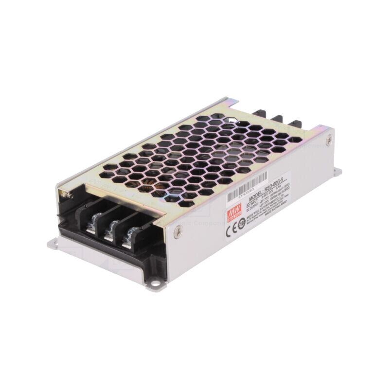 Convertor: DC/DC; 60W; Uintr: 9÷36VDC; Uieş: 5VDC; Iieş: 12A; RSD Convertor: DC/DC; 60W; Uintr: 9÷36VDC; Uieş: 5VDC; Iieş: 12A; RSD