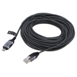 Cablu; slim,USB 3.1; RJ45 mufă,USB C mufă; nichelat; 15m; U/FTP