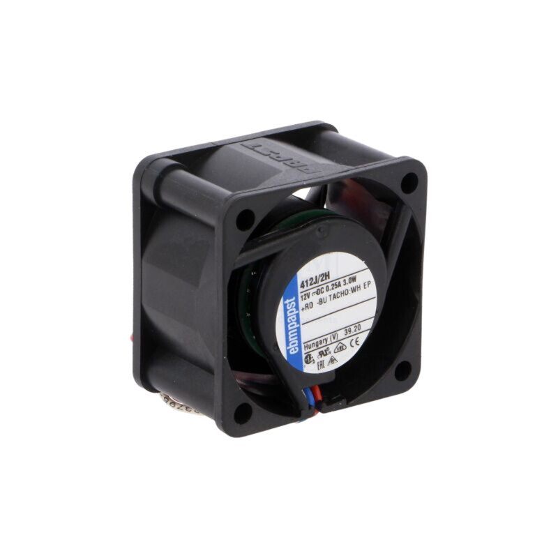 Ventilator: DC; axial; 12VDC; 40x40x25mm; 22m3/h; 41dBA