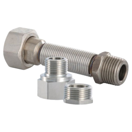 Conexiune filetată cu clemă; Filet ext: G 3/8"; 93÷143mm