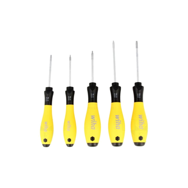 Kit: şurubelniţe; Torx®; ESD; SoftFinish®; din carton; 5buc.