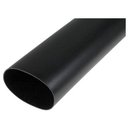 Manşon termocontractabil; cu adeziv; 3,5: 1; 105mm; L: 1m; neagră