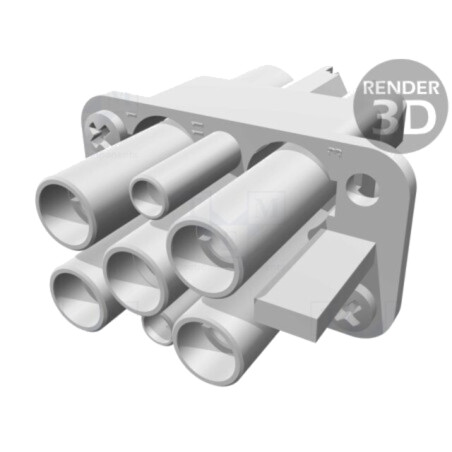 Conector: HDC; inserturi de contact; mamă; Han Q; PIN: 7(5+2)