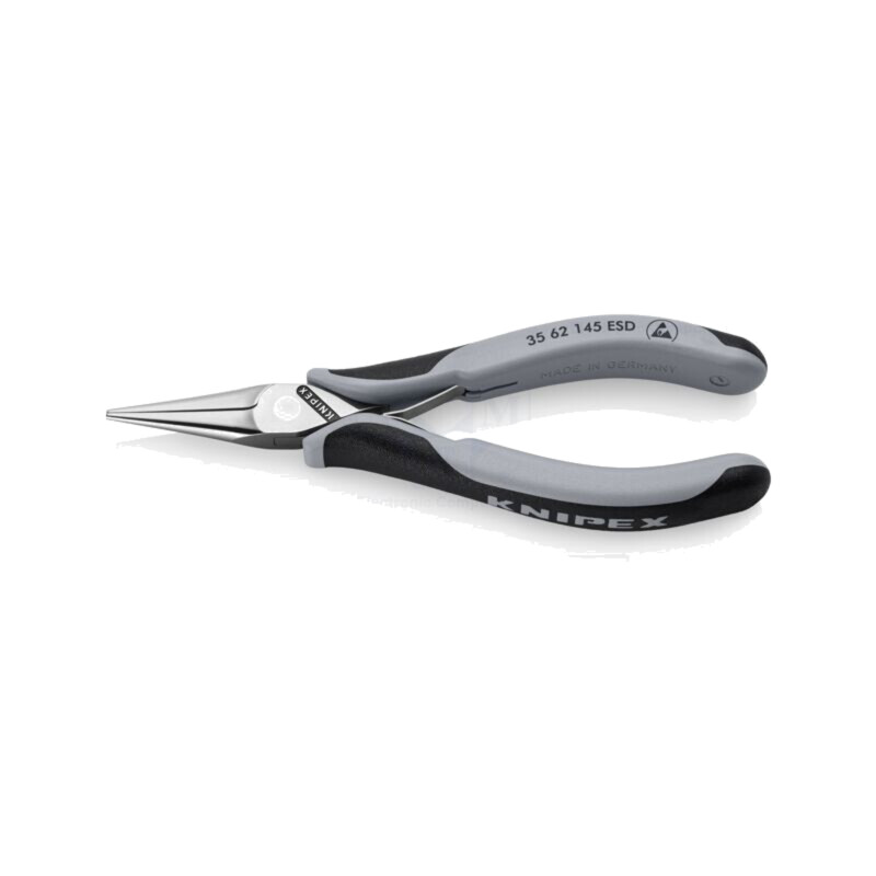 Pliers; half-rounded nose; ESD; for electronics; 145mm