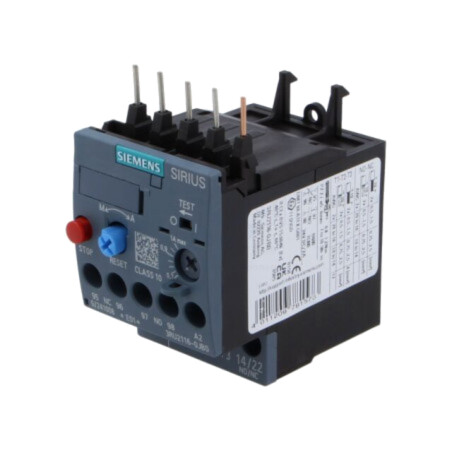 Releu termic; Serie: 3RT20; Dimensiune: S00; Term: cleme cu şurub