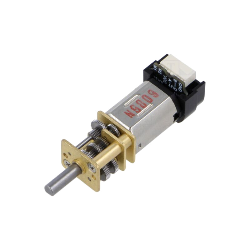 Motor: DC; cu transmisie; HPCB 6V; 6VDC; 1,5A; Ax: crestătură D Motor: DC; cu transmisie; HPCB 6V; 6VDC; 1,5A; Ax: crestătură D
