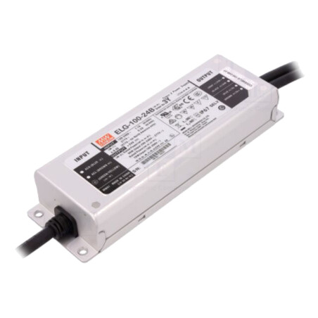 Alimentator: pulsatoriu; LED; 96W; 24VDC; 4A; 100÷305VAC; IP67; 88%