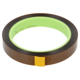 Bandă: electroizolantă; W: 15mm; L: 33m; Thk: 0,076mm; acril; 55%