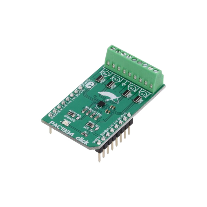 Click board; placă prototip; Comp: PAC1934; 3,3VDC,5VDC