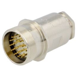 Conector: M27; ZYLIN; mufă; tată; lipire; pe cablu; PIN: 21; 6,5÷16mm