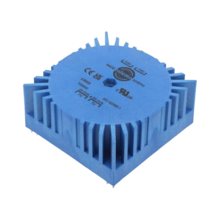 Transformator: toroidal; 50VA; 115VAC,230VAC; 7V; 7V; Term: pt.PCB
